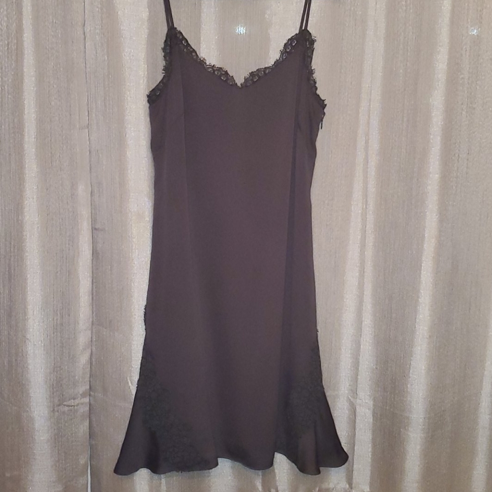 Banana Republic women's size 10 gray slip dress